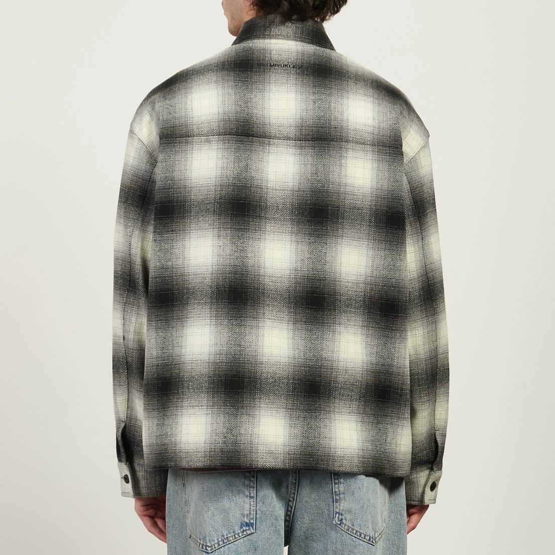 MKI Miyuki-Zoku Мужская рубашка Wool Check Box