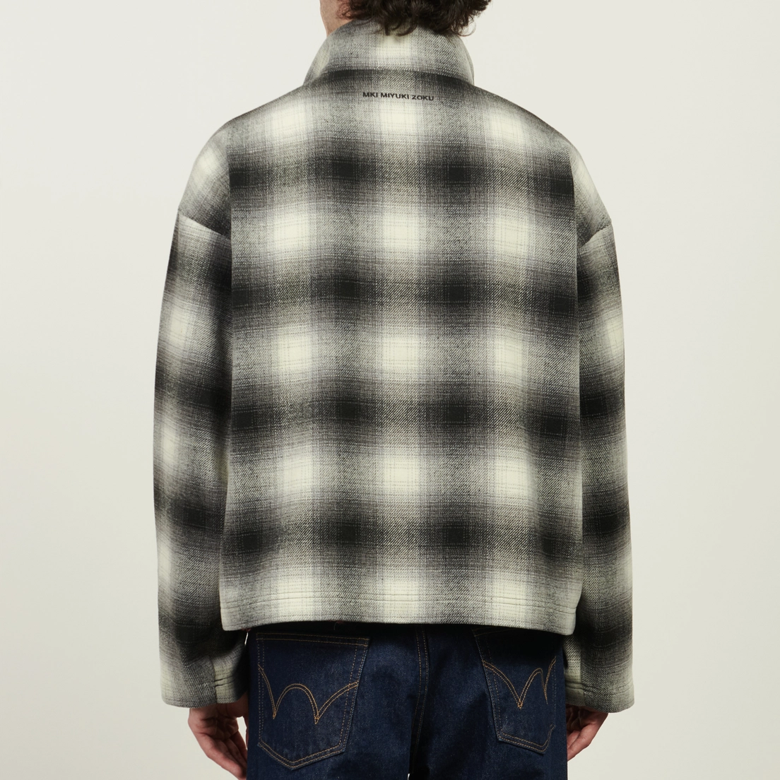 MKI Miyuki-Zoku Мужская демисезонная куртка Wool Check Track