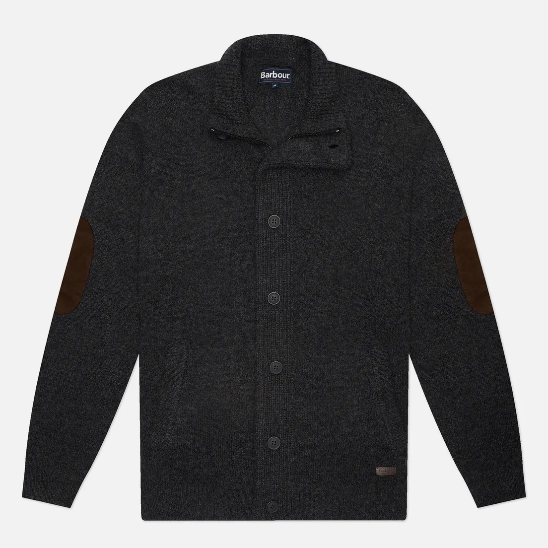 Barbour Мужской свитер Essential Patch Zip Through