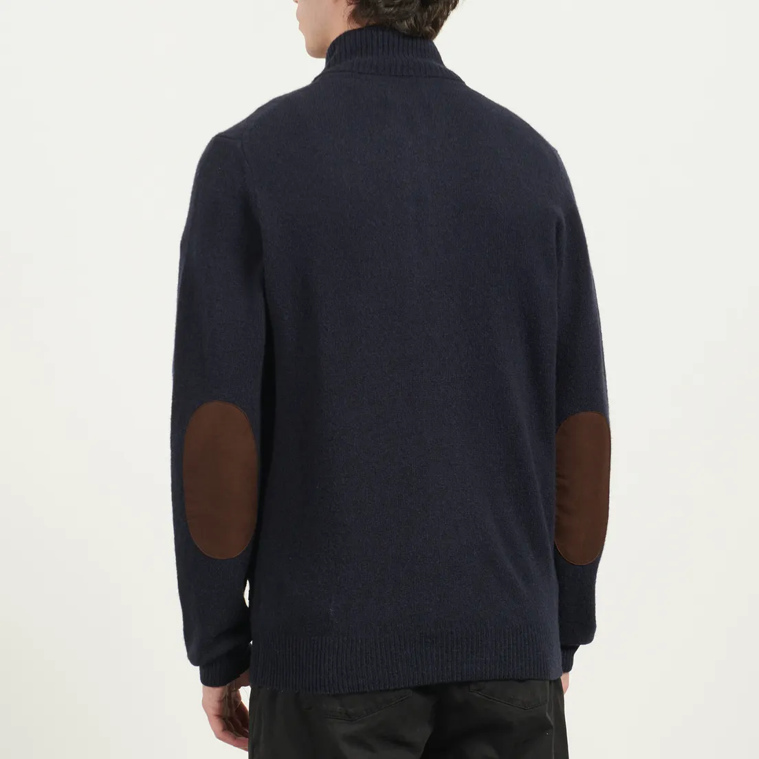 Barbour Мужской свитер Essential Patch Zip Through