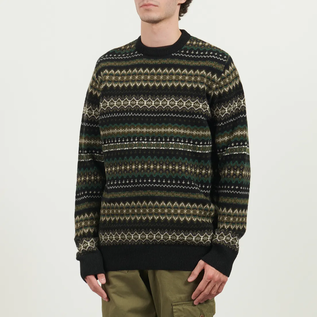 Barbour Мужской свитер Case Fairisle Crew