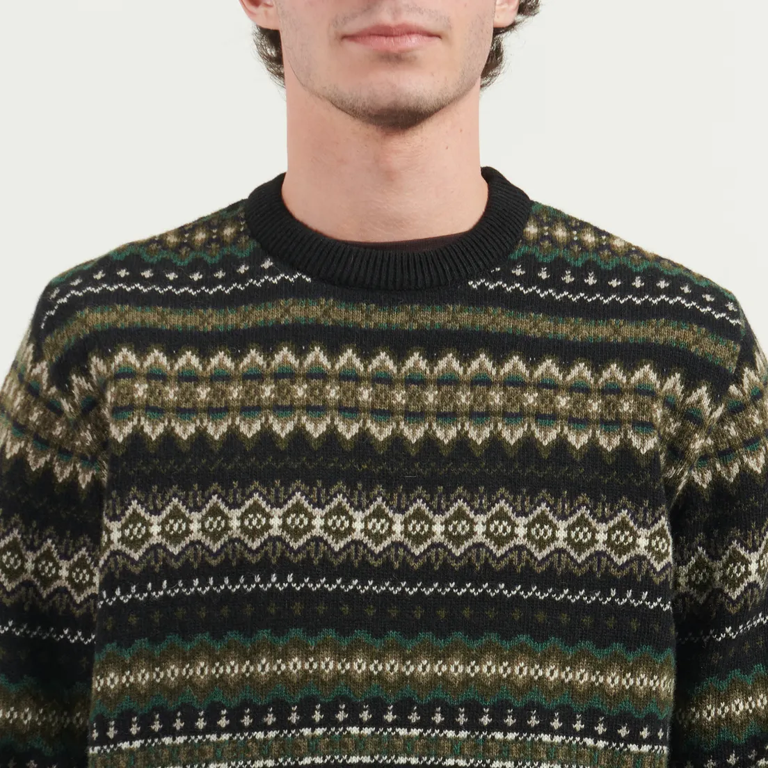 Barbour Мужской свитер Case Fairisle Crew