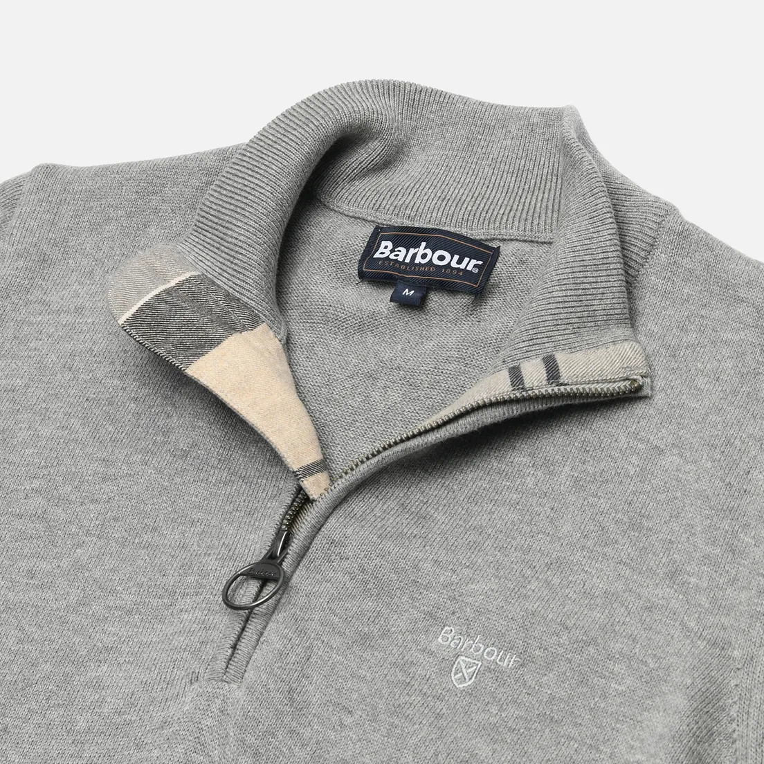 Barbour Мужской свитер Cotton Half Zip
