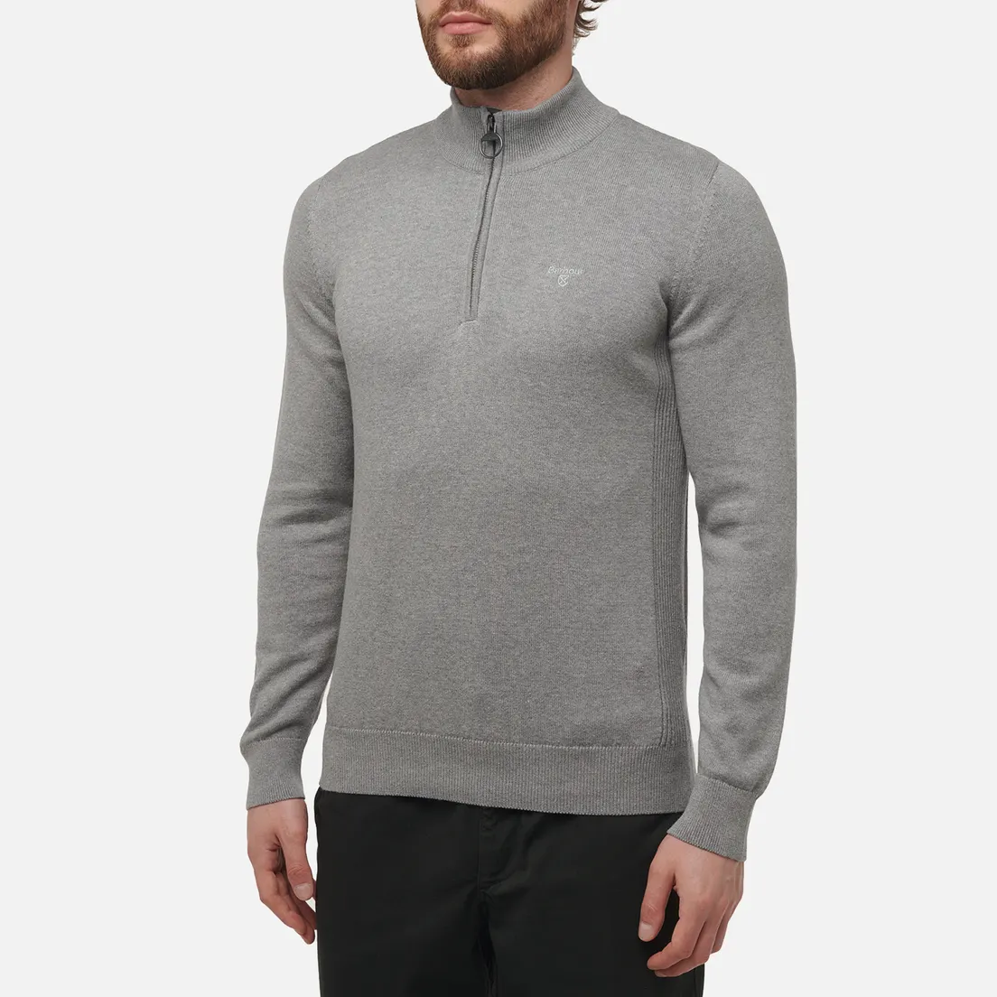Barbour Мужской свитер Cotton Half Zip