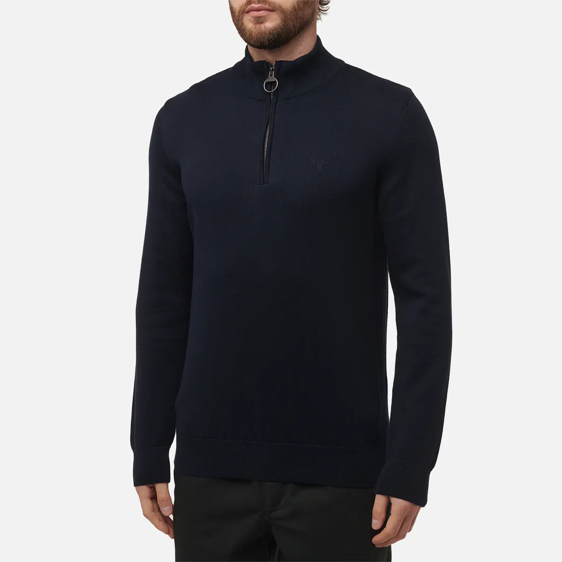 Barbour Мужской свитер Cotton Half Zip