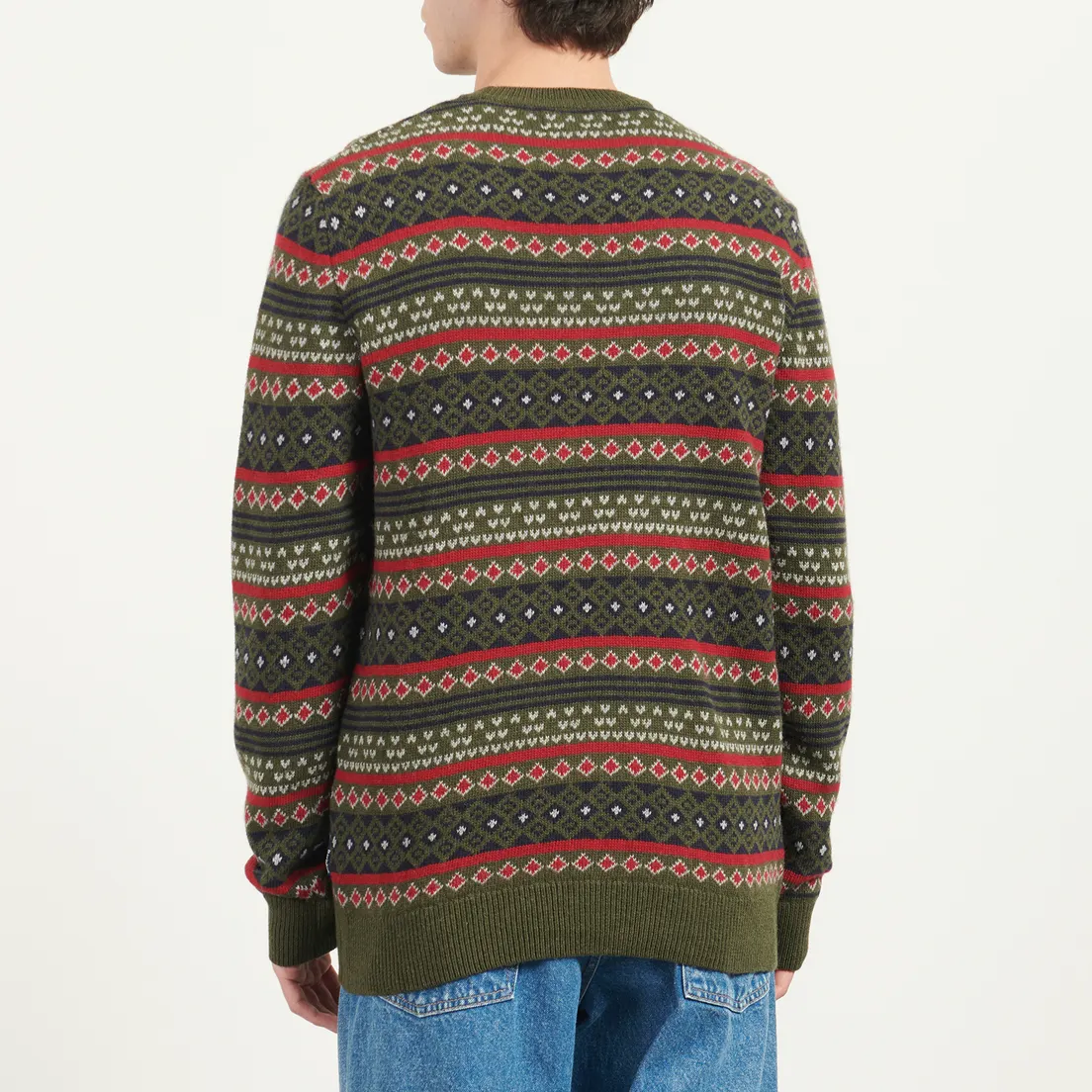 Barbour Мужской свитер Easdale Fairisle Crew Neck