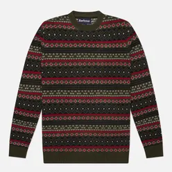 Barbour Мужской свитер Easdale Fairisle Crew Neck