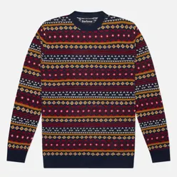 Barbour Мужской свитер Easdale Fairisle Crew Neck