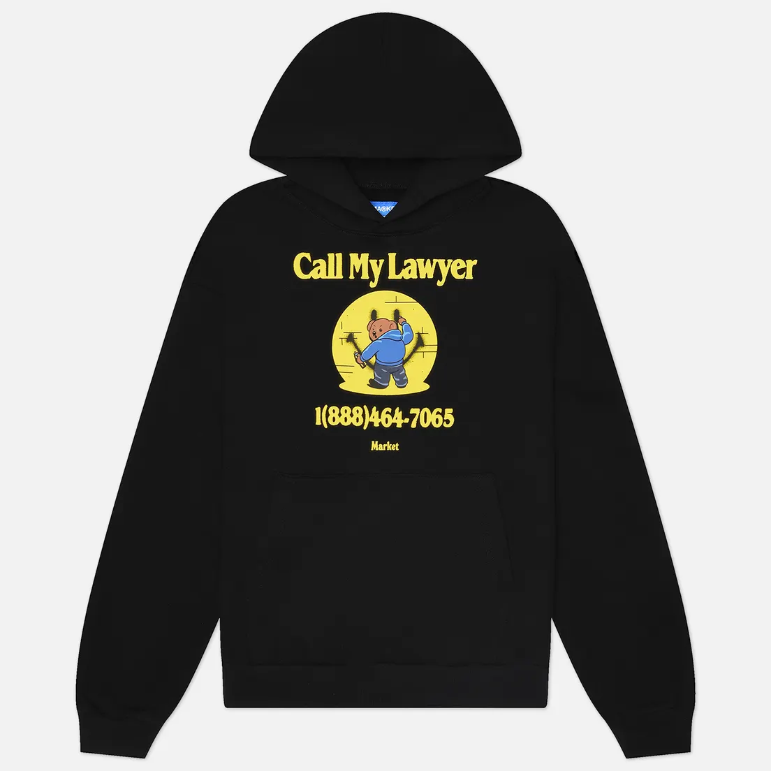 MARKET Мужская толстовка x Smiley Cally My Lawyer Bear Hoodie