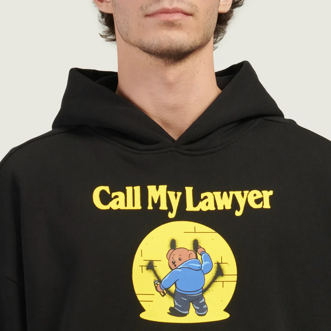 MARKET Мужская толстовка x Smiley Cally My Lawyer Bear Hoodie
