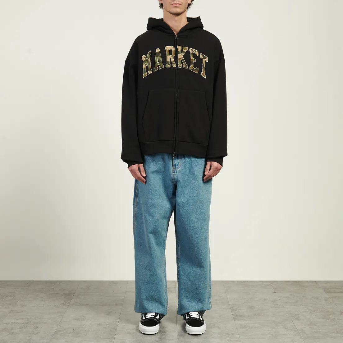 MARKET Мужская толстовка Camo Hoodie