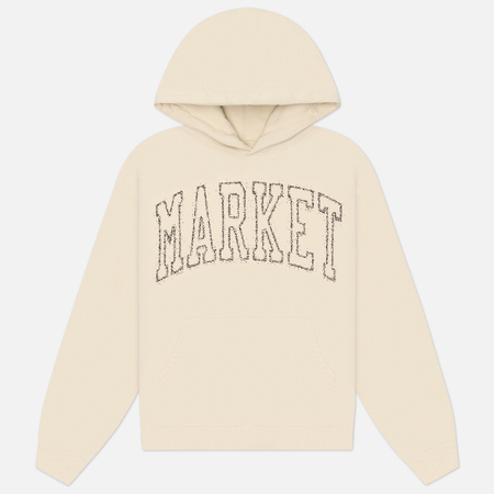 Мужская толстовка MARKET Market Vintage Arc Hoodie, цвет бежевый, размер L