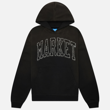 Мужская толстовка MARKET Market Vintage Arc Hoodie, цвет чёрный, размер L