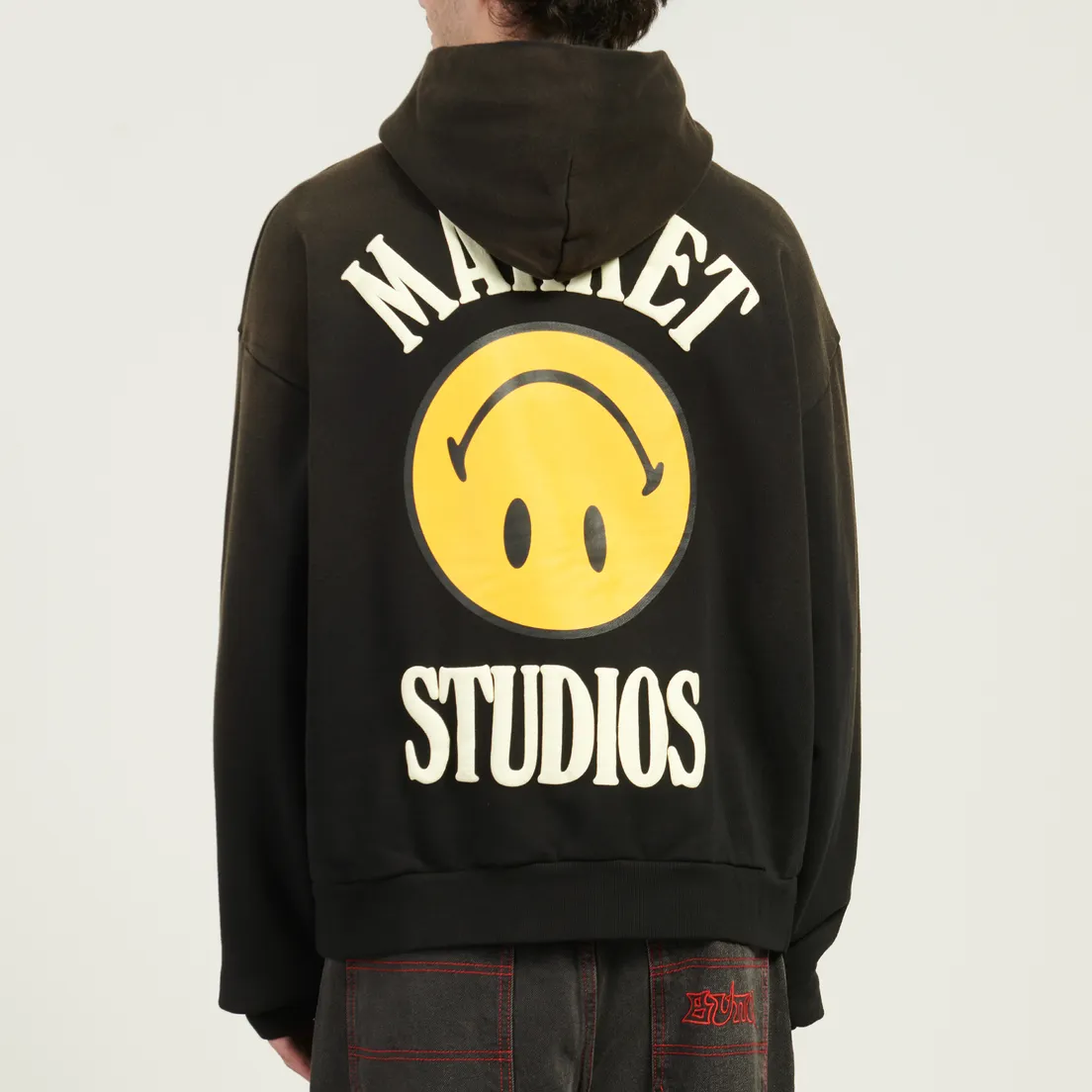 MARKET Мужская толстовка x Smiley Upside Down Lockup Hoodie