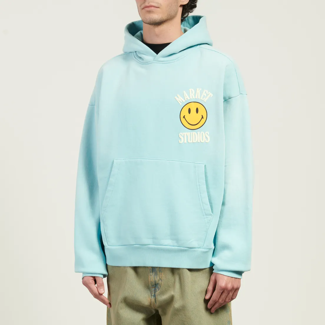 MARKET Мужская толстовка x Smiley Upside Down Lockup Hoodie