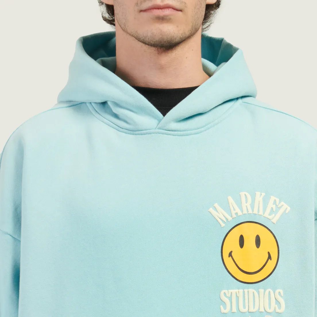 MARKET Мужская толстовка x Smiley Upside Down Lockup Hoodie