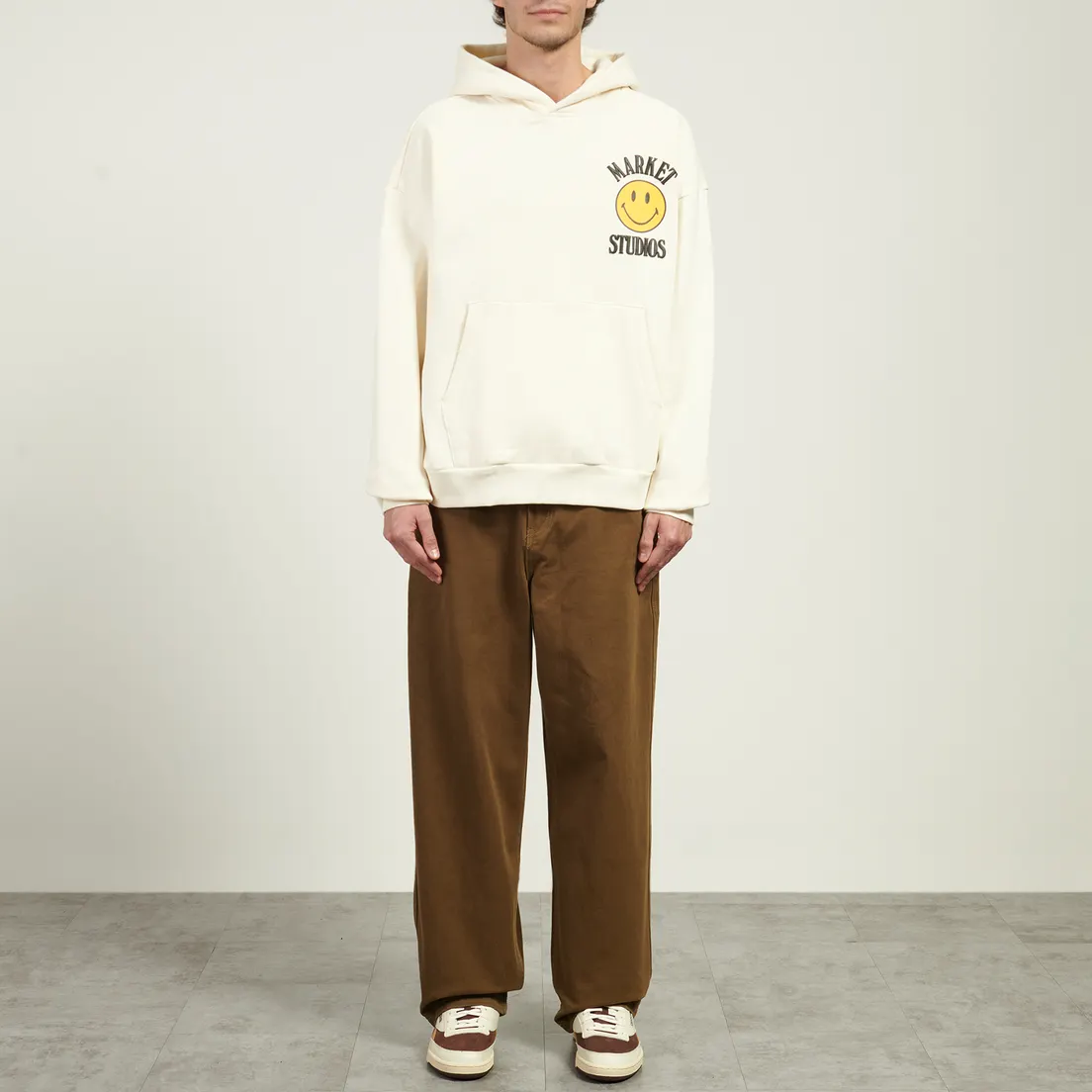 MARKET Мужская толстовка x Smiley Upside Down Lockup Hoodie