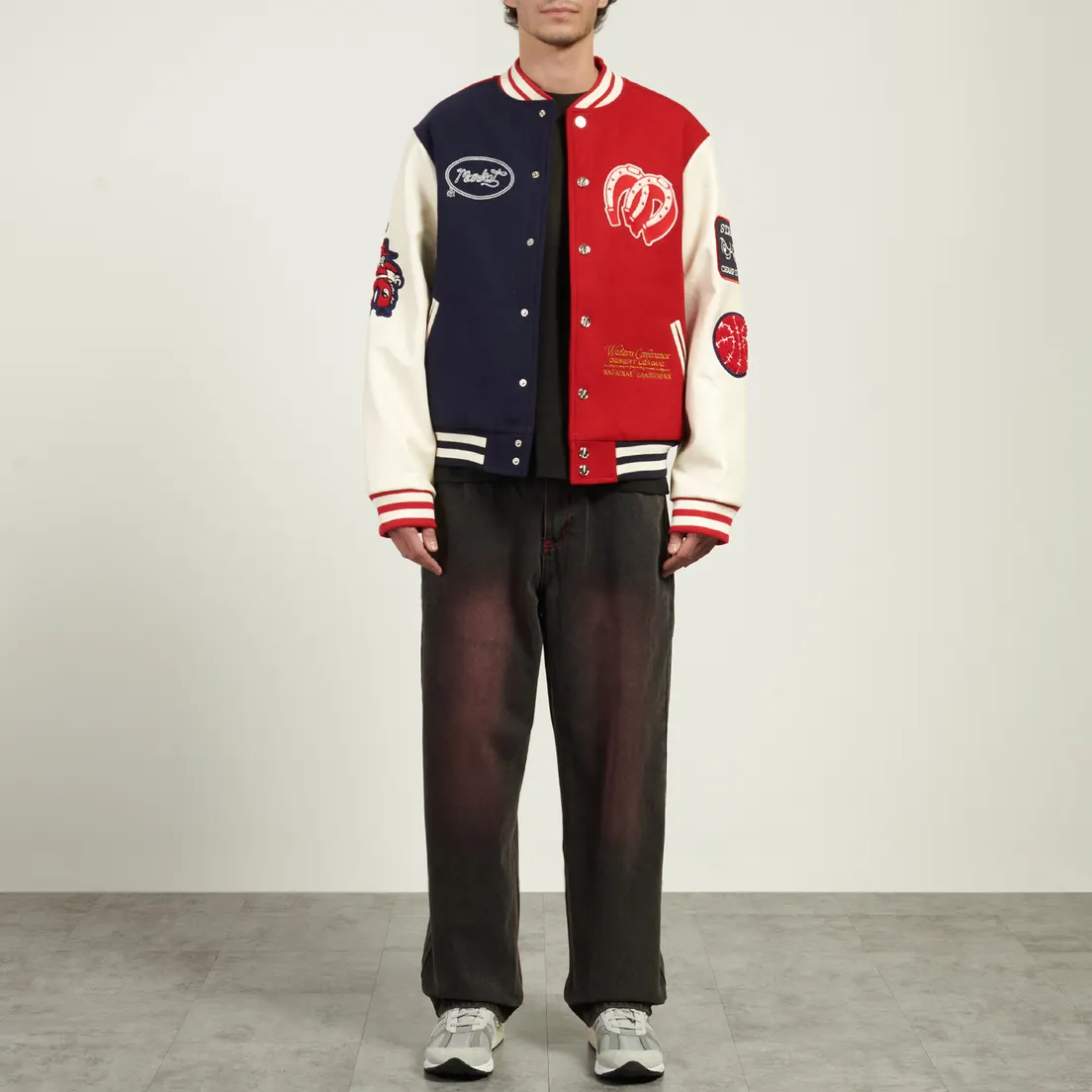 MARKET Мужская куртка бомбер Market Old West Varsity