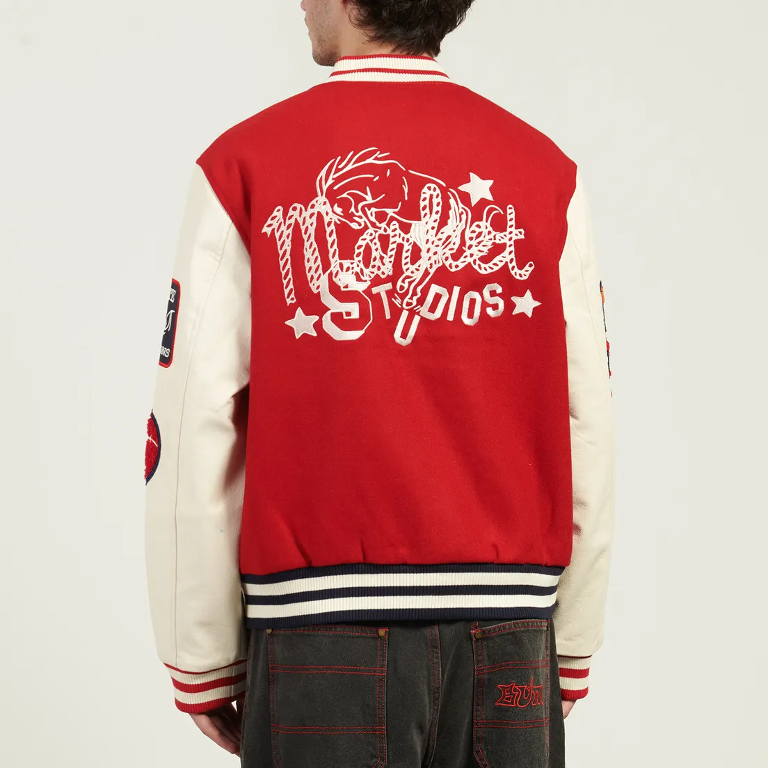 MARKET Мужская куртка бомбер Market Old West Varsity