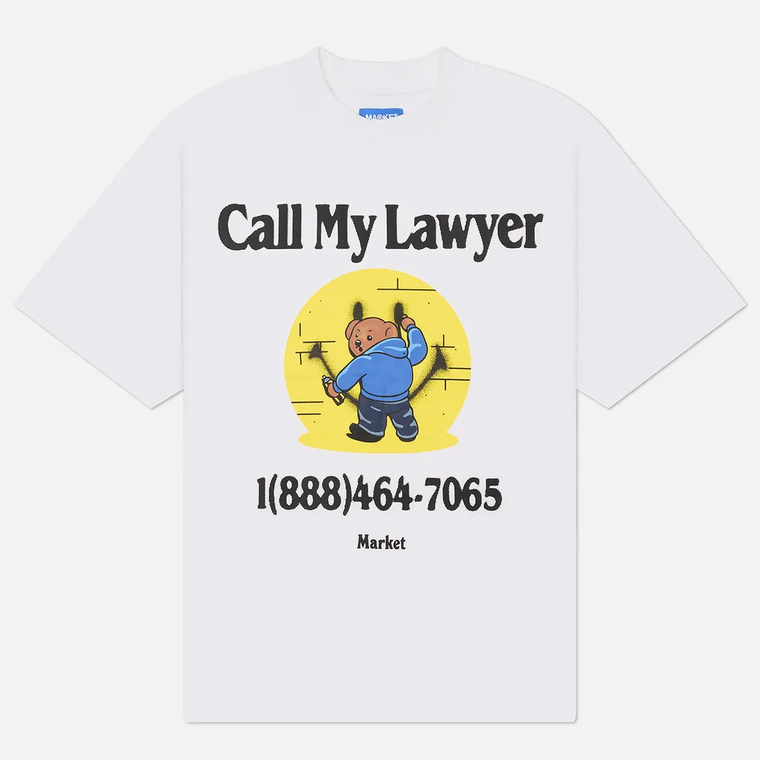 MARKET Мужская футболка x Smiley Cally My Lawyer Bear