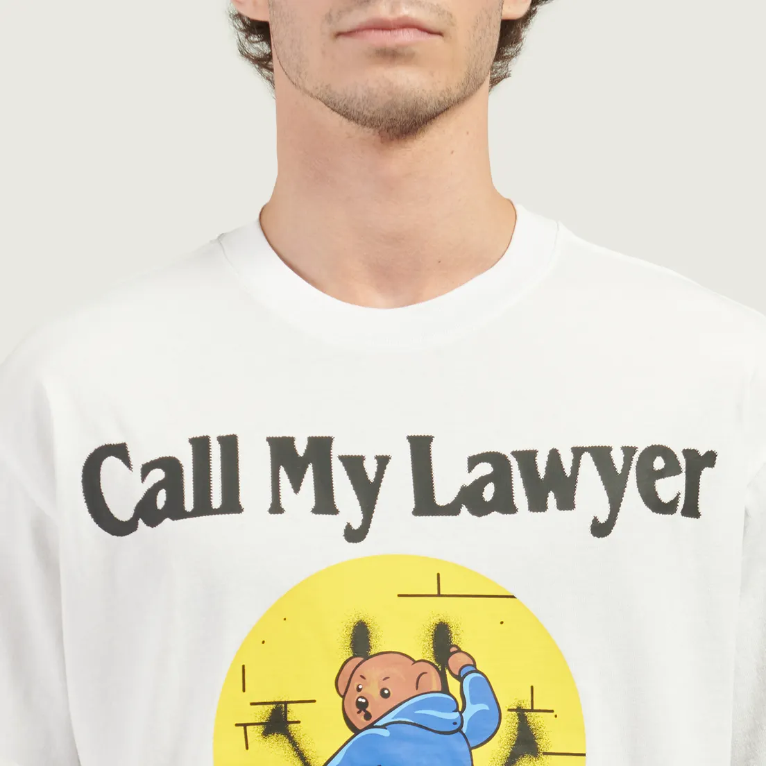 MARKET Мужская футболка x Smiley Cally My Lawyer Bear