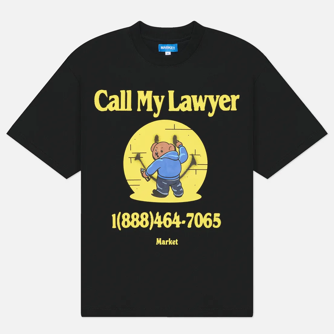 MARKET Мужская футболка x Smiley Cally My Lawyer Bear