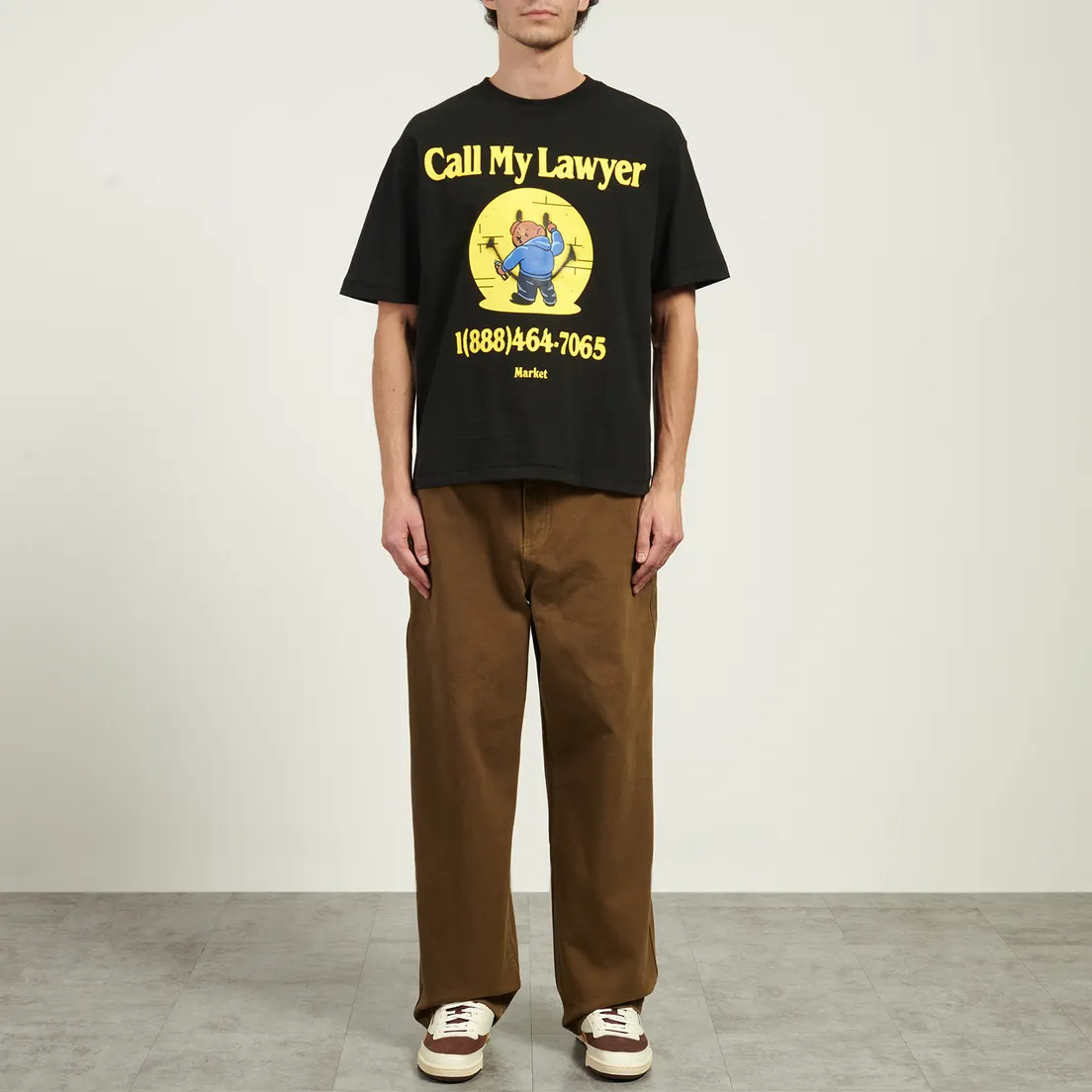 MARKET Мужская футболка x Smiley Cally My Lawyer Bear