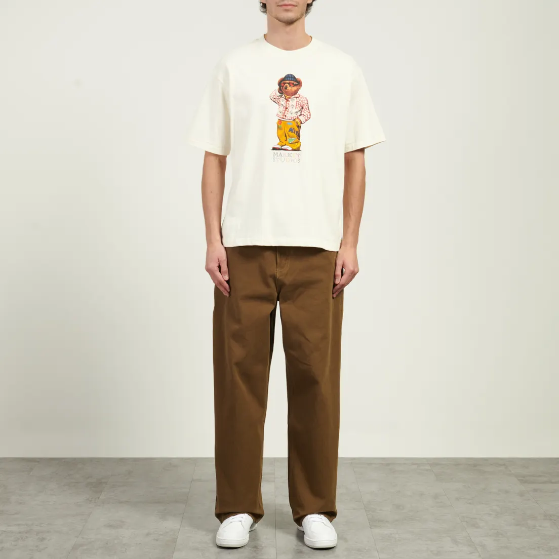 MARKET Мужская футболка Folk Fitted Bear