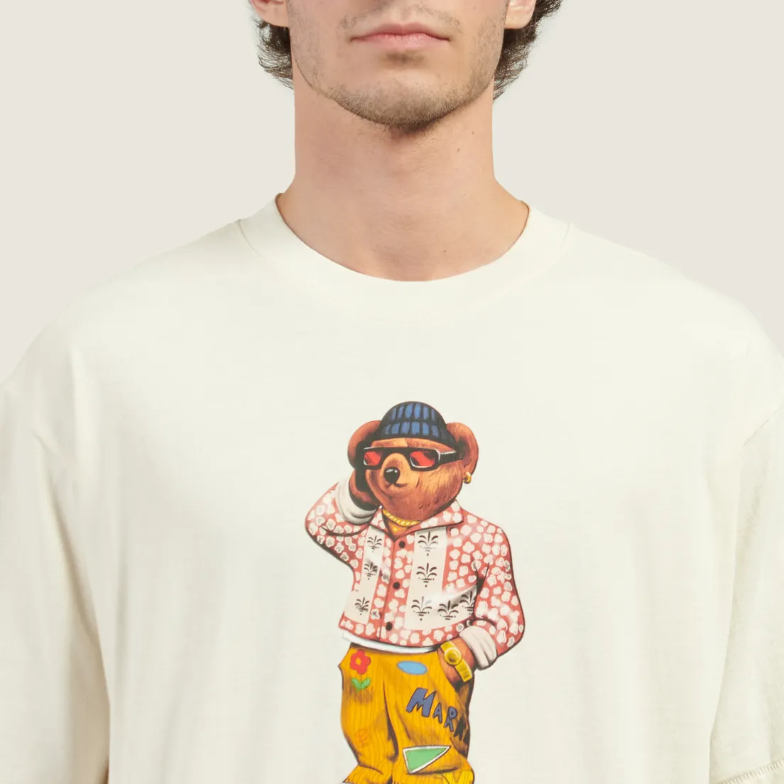 MARKET Мужская футболка Folk Fitted Bear