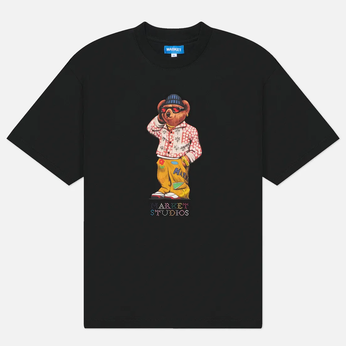 MARKET Мужская футболка Folk Fitted Bear