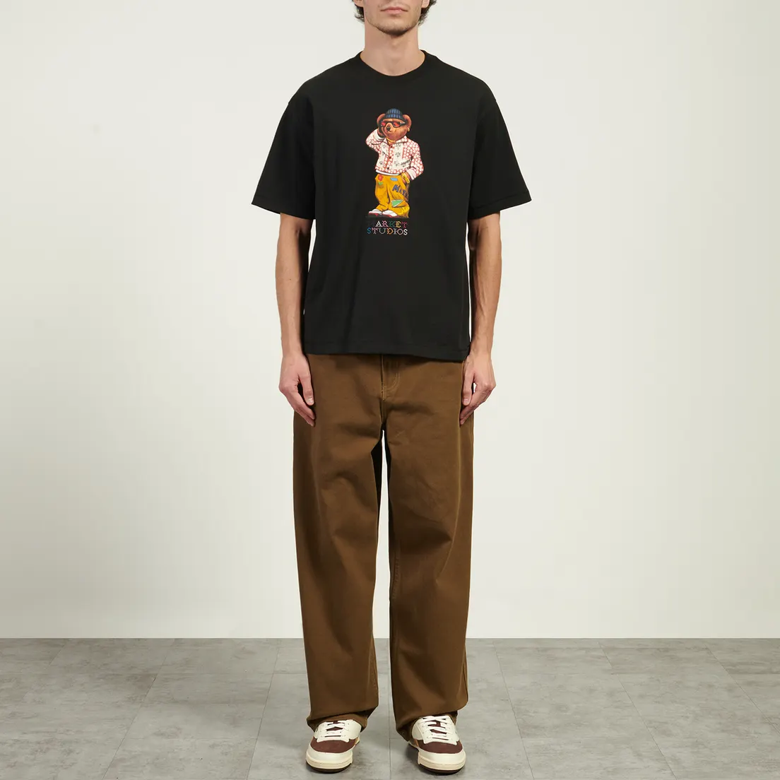 MARKET Мужская футболка Folk Fitted Bear