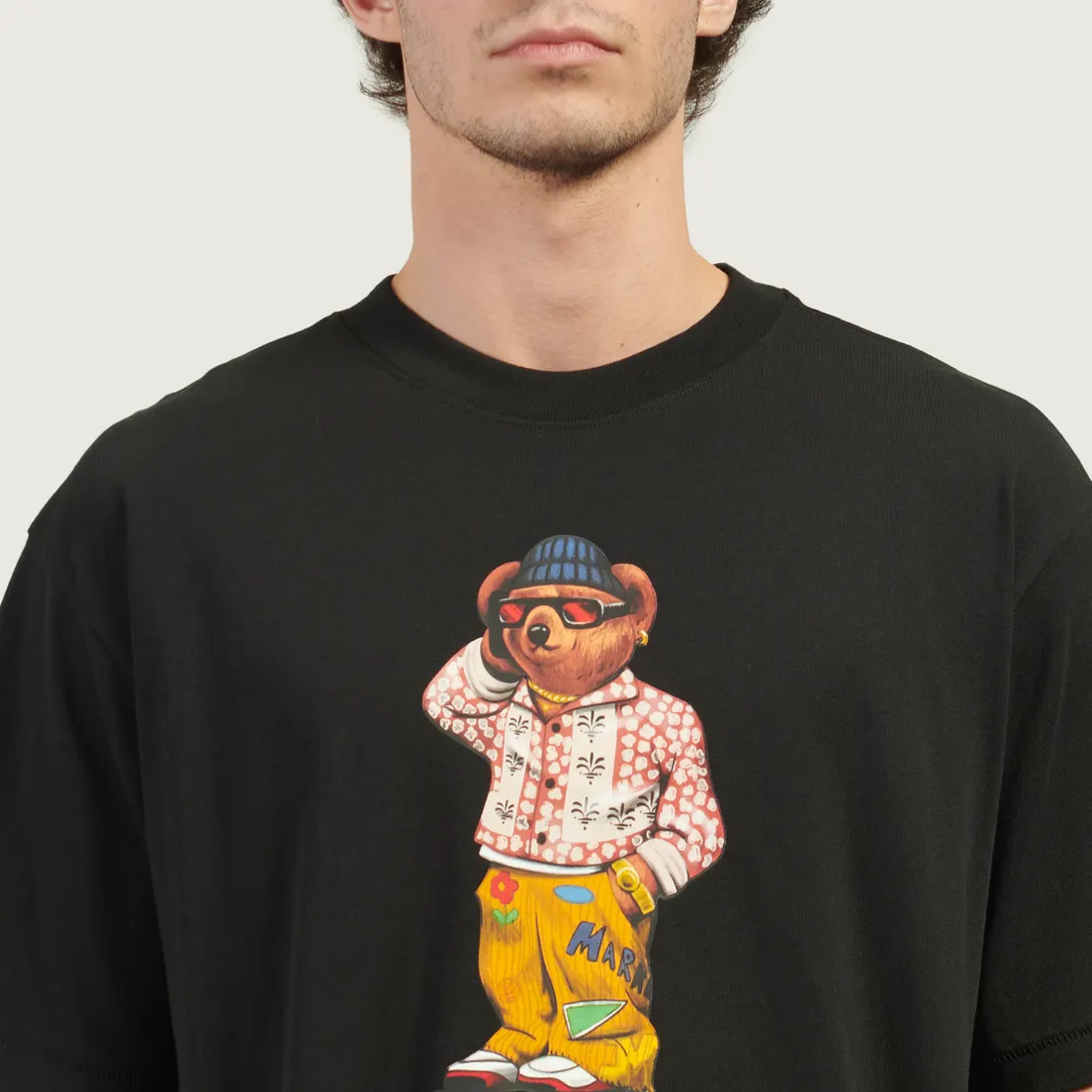 MARKET Мужская футболка Folk Fitted Bear