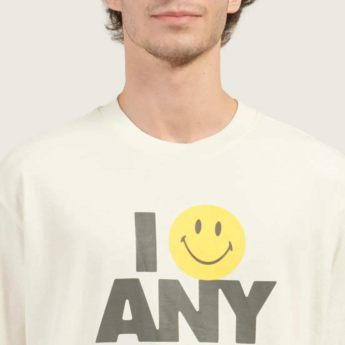 MARKET Мужская футболка x Smiley Smile Anyways