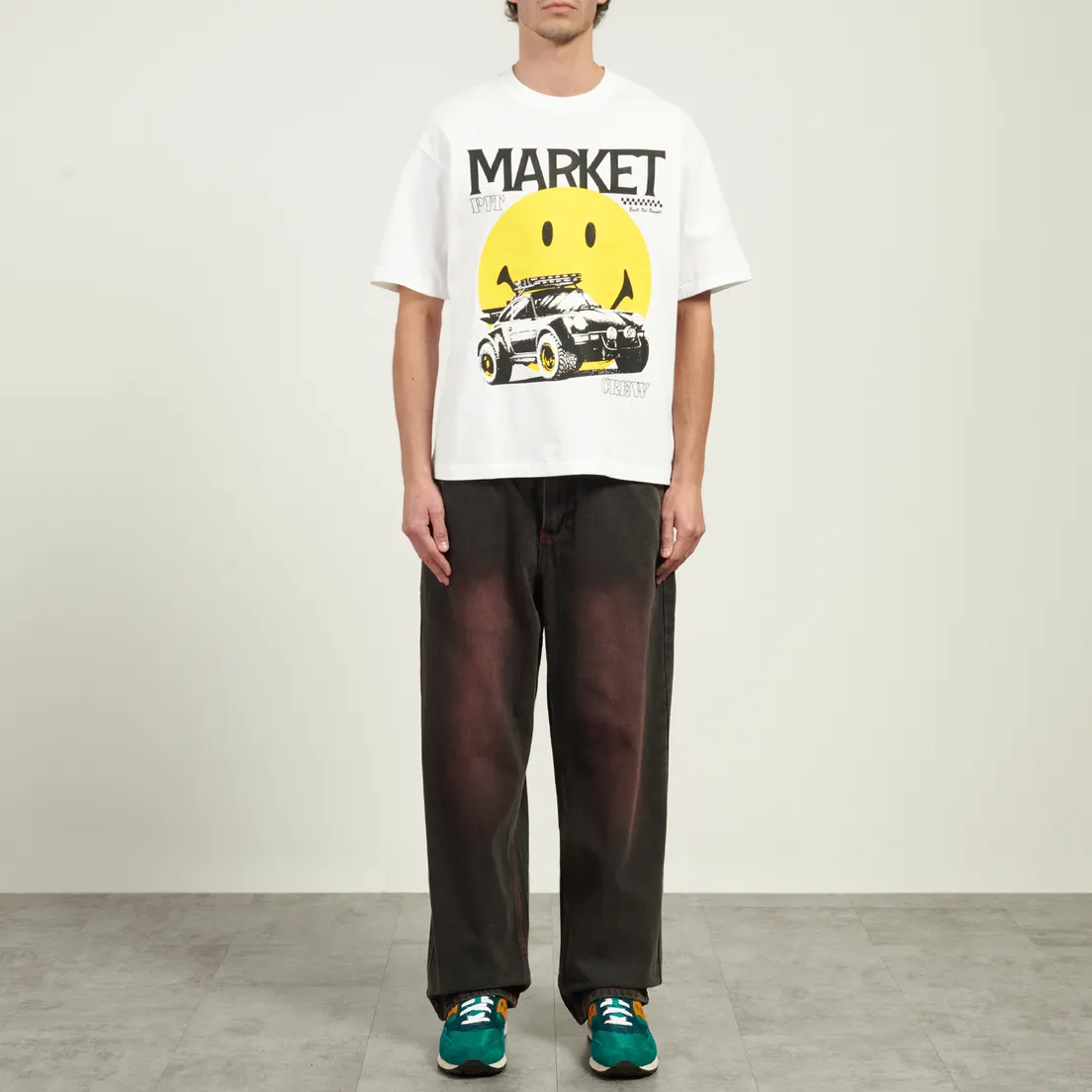 MARKET Мужская футболка x Smiley All Four