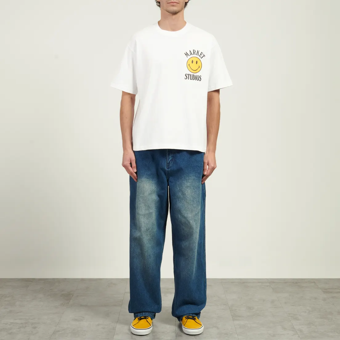 MARKET Мужская футболка x Smiley Upside Down Lockup