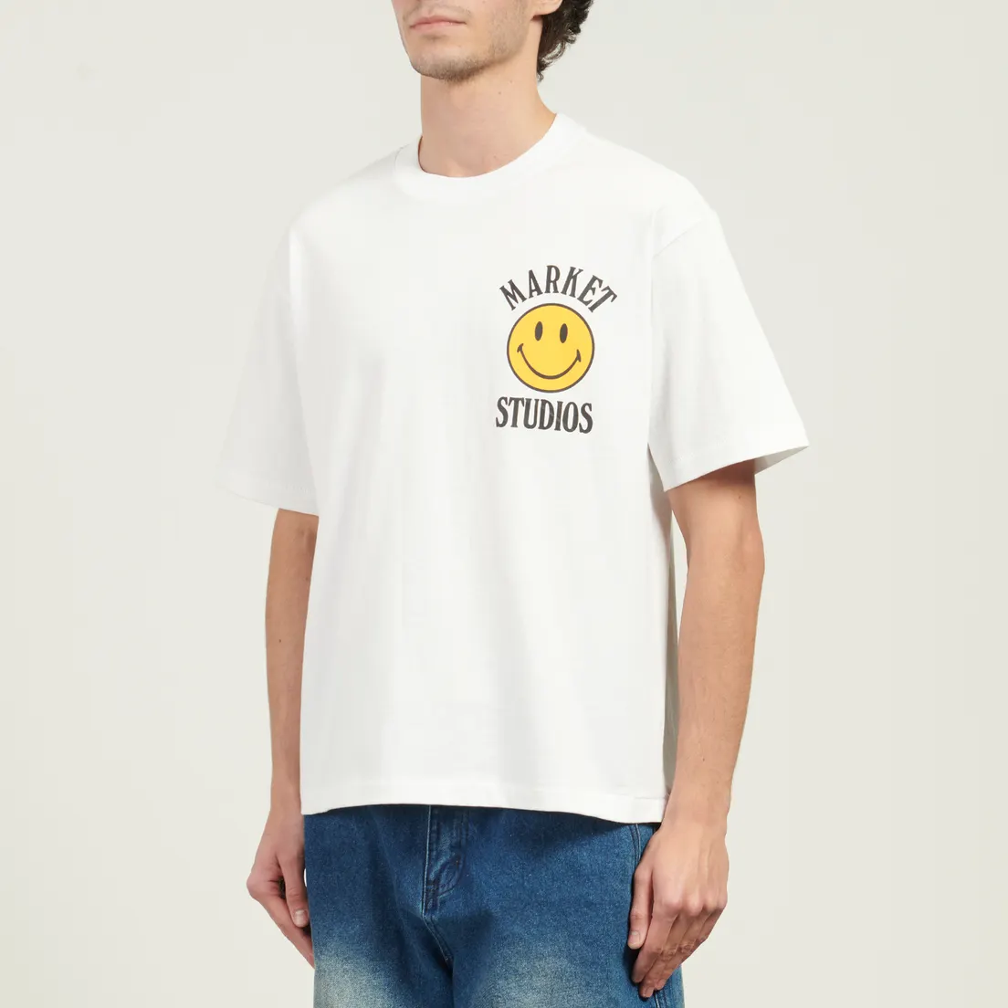 MARKET Мужская футболка x Smiley Upside Down Lockup