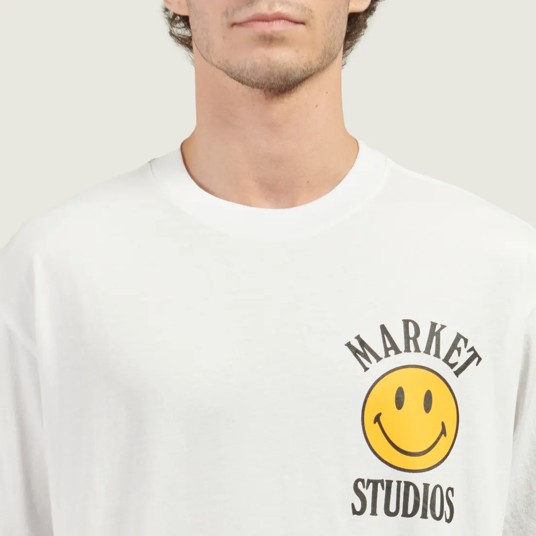 MARKET Мужская футболка x Smiley Upside Down Lockup