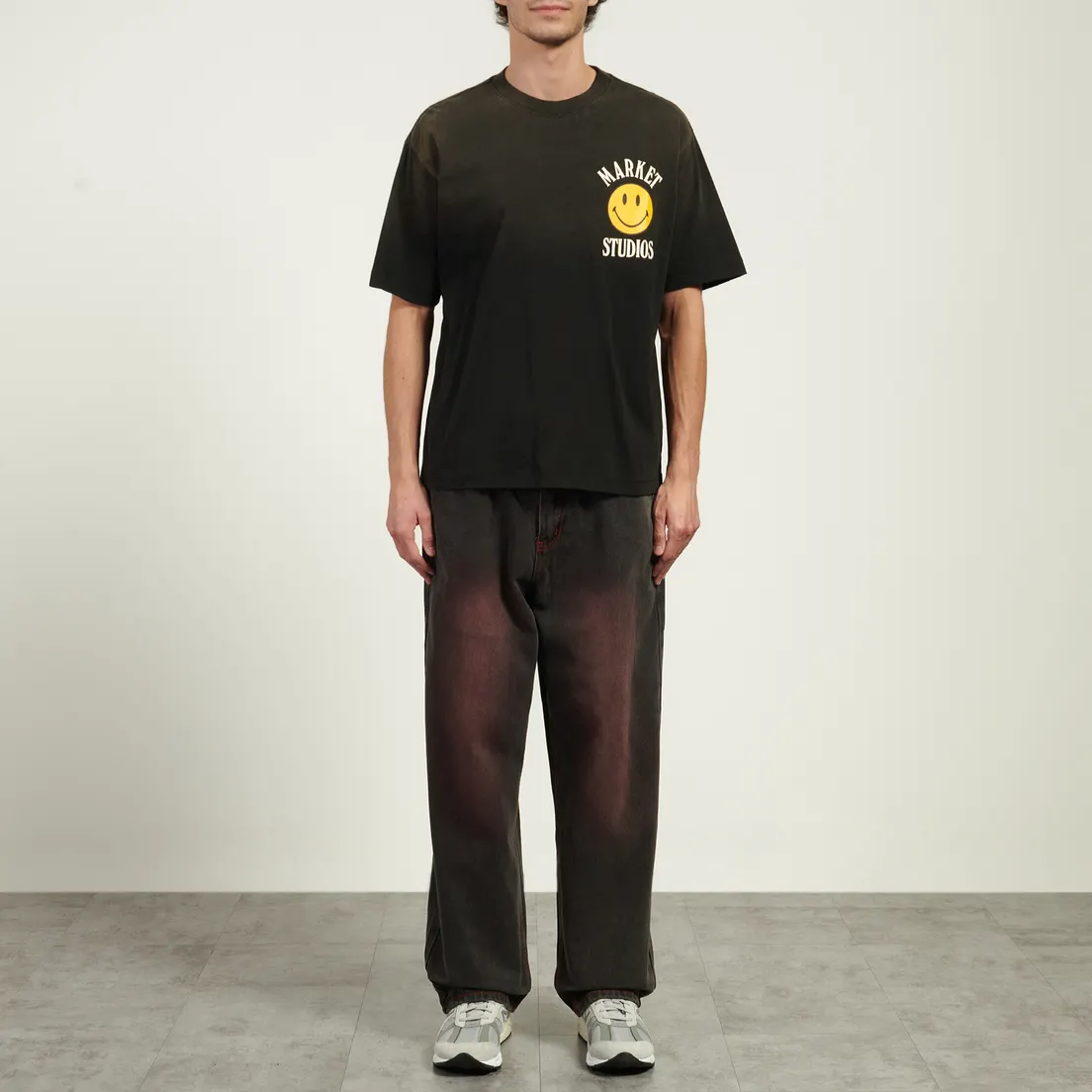 MARKET Мужская футболка x Smiley Upside Down Lockup