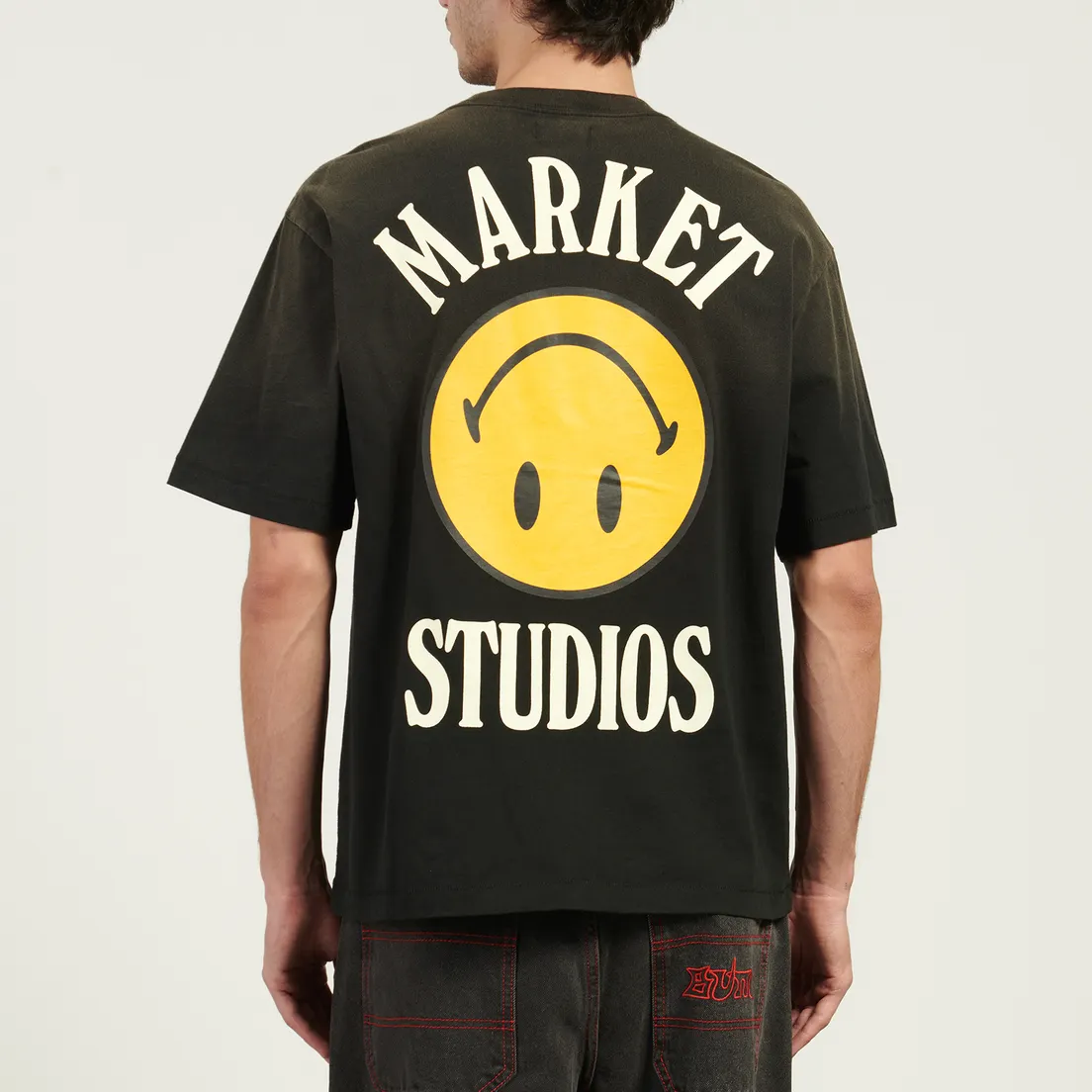 MARKET Мужская футболка x Smiley Upside Down Lockup