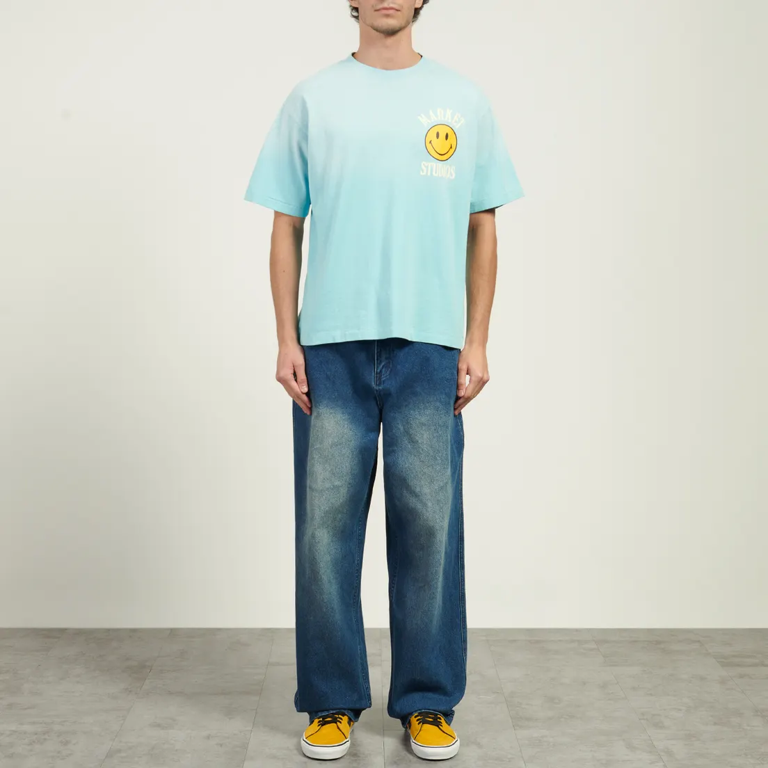 MARKET Мужская футболка x Smiley Upside Down Lockup