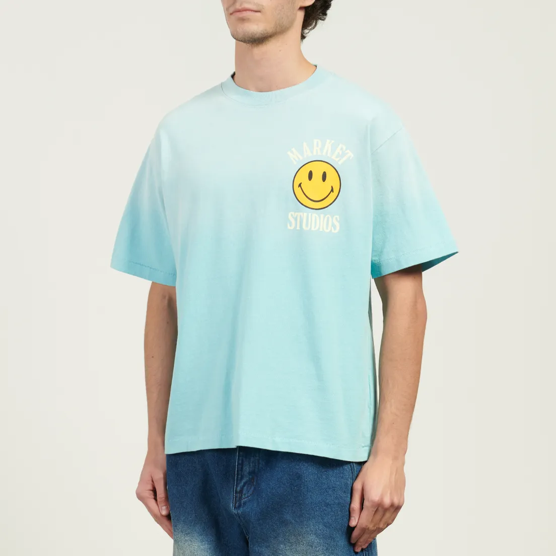 MARKET Мужская футболка x Smiley Upside Down Lockup