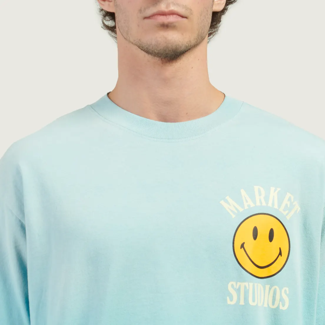 MARKET Мужская футболка x Smiley Upside Down Lockup