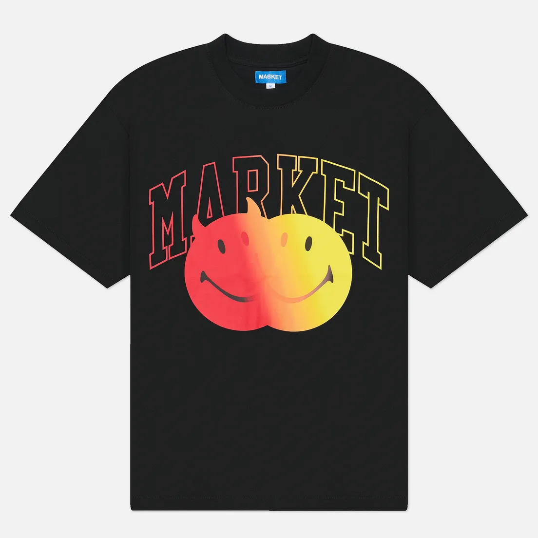 MARKET Мужская футболка x Smiley Good And Evil