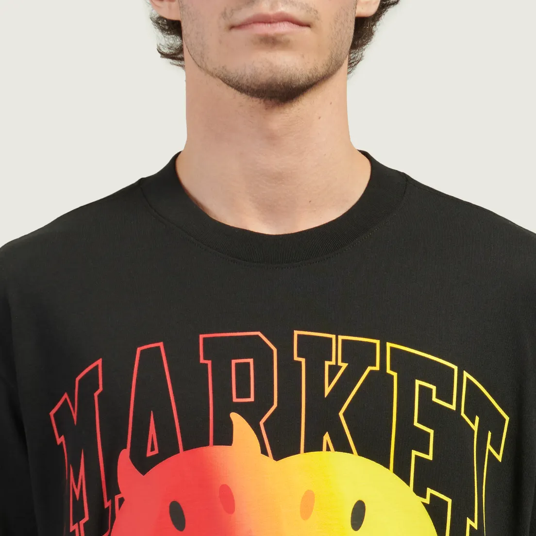 MARKET Мужская футболка x Smiley Good And Evil