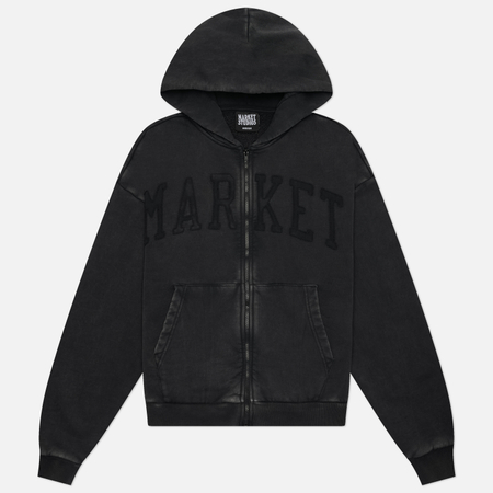 Мужская толстовка MARKET Shadow Arc Full Zip Hoodie, цвет чёрный, размер M