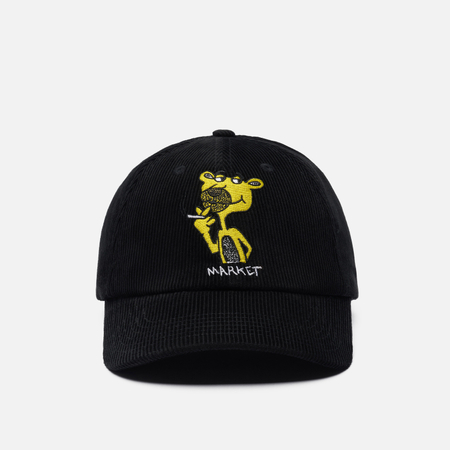 Кепка MARKET Yellow Panther Dad, цвет чёрный