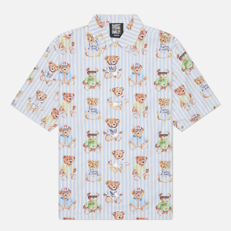 Мужская рубашка MARKET Teddy Striped, цвет голубой