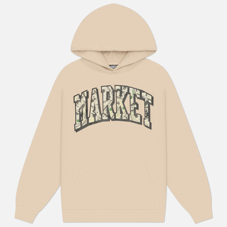 Мужская толстовка MARKET Money Arc Hoodie, цвет бежевый, размер XXL