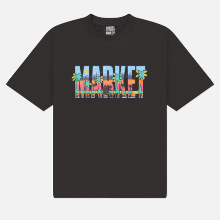 Мужская футболка MARKET Night In Paradise, цвет чёрный, размер XXL