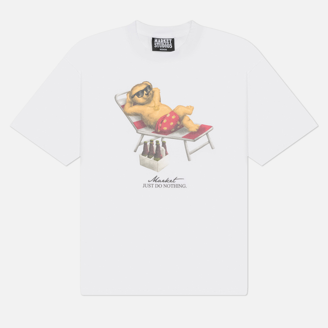 Мужская футболка MARKET Smiley Bearly A Care